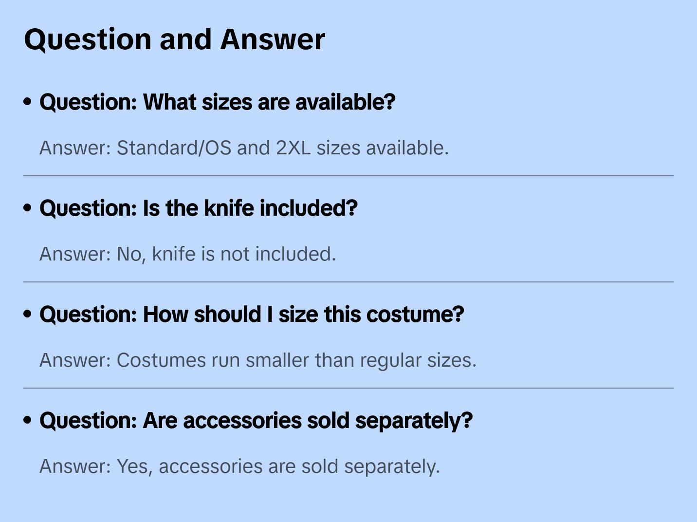 Horror Jumpsuit - Halloween - Costume - Adult - 2 Sizes