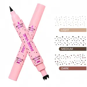 Viral 2-in-1 Freckle Pen & Eyeliner – Waterproof, Long-Lasting, Quick-Dry, Fine-Tip Design for Realistic Natural Freckles & Effortless Daily Cat Eye Makeup