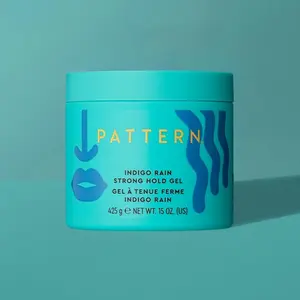 PATTERN Beauty Indigo Rain Strong Hold Gel | Long-Lasting, Anti-Breakage Hold for Curly Hair, 15 oz