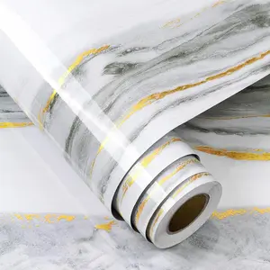 White Marble Contact Paper Peel and Stick Countertops  Marble Contact Paper for Countertops Removable Grey  White Marble Wallpaper for Kitchen Bathroom Cabinets Counters 16"x80"