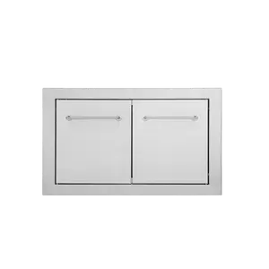 Fuego F27S 304SS Built-In Access Doors (Grill Width)
