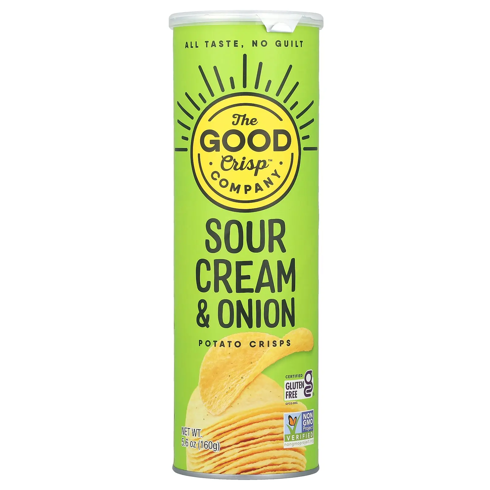 The Good Crisp Company Potato Crisps, Sour Cream & Onion, 5.6 oz (160 g)