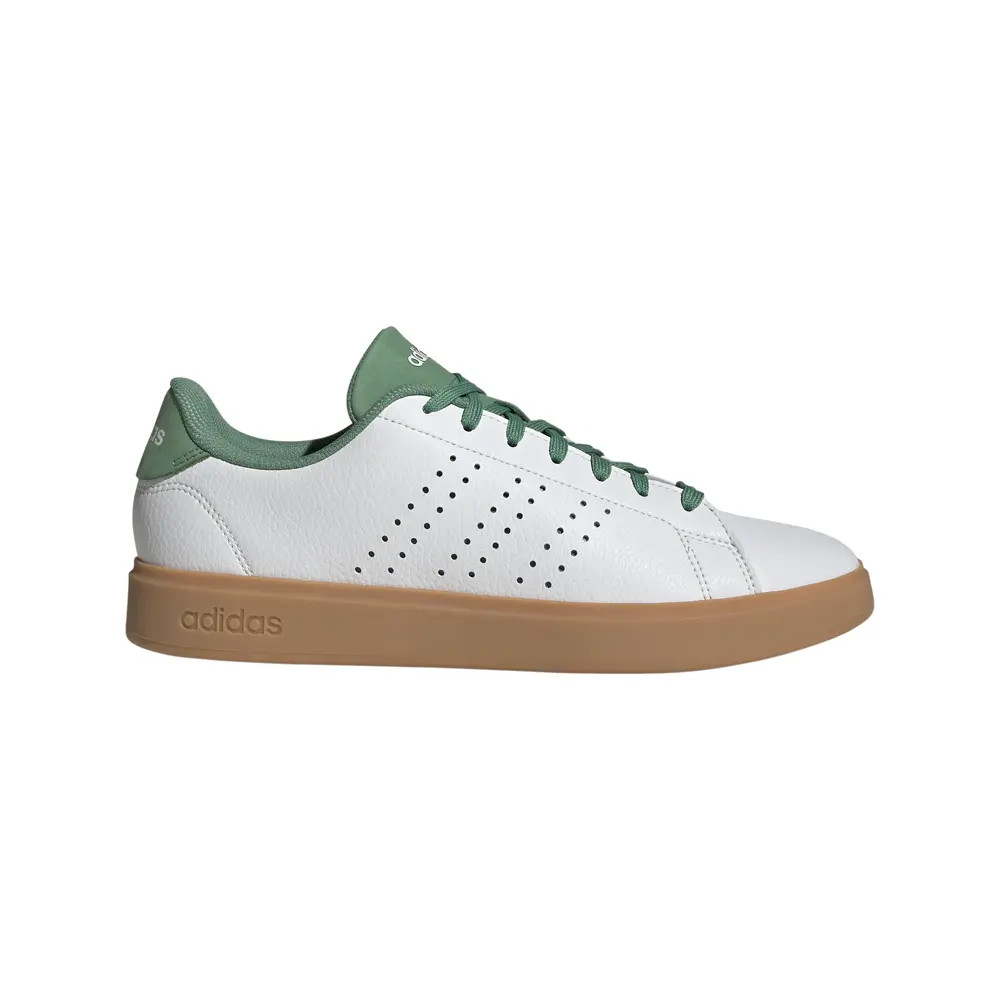 adidas Mens Advantage 2.0 Tennis Sneakers Shoes - White adidas Mens Advantage 2.0 Tennis Sneakers Shoes - White