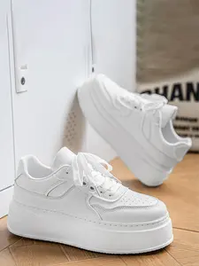 Men's Sneakers Trendy Versatile Thick Sole Height Increasing Casual Sport Lightweight High Aesthetic Men's Shoes Thick Soled Sneakers