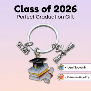 10PCS Set 2026 Graduation Keychain with Diploma Scroll - Milestone Keepsake for Grad Seniors, Backpack Accessory & Party Favor, Perfect Gift for Class of 2026