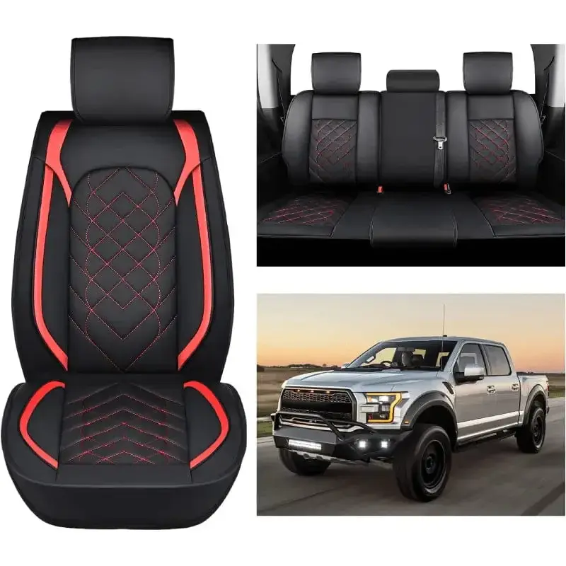 Nilight 2009 2010 2011 2012 2013 2014 2015 2016 2017 2018 2019 2020 2021 2022 2023 2024 Ford F150 Super Crew 2017 2018 2019 2020 2021 2022 2023 2024 F250 F350 F450 Crew Cab Seat Covers Truck Cushion Protector Pickup Seat Cushion, Auto Seat Covers, Car Sea