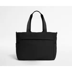 Featherlight Diaper Tote in Jet Black
