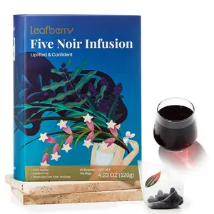 Five Noir Herbal Tea Bag for Immunity Energy - Organic Kidney Cleanse Tea, Traditional Healthy Kidney Cleansing Tea for Men & Women