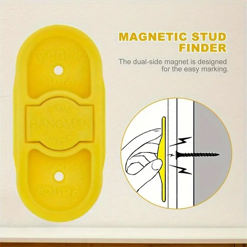 Accurately Locate Studs & Screws Instantly with this Magnetic Stud Finder Tool! Hardware