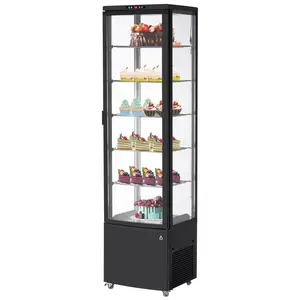 GARVEE Commercial Refrigerator - 10.52 cu.ft. 298L Display Fridge, Upright Beverage Cooler with LED Light, Auto Defrost & Air-Cooling for Versatile Use in Home, Store, Gym, Office, Cafe - Black or White