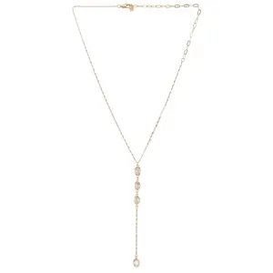 Ettika Sparkle Dip Lariat in Gold