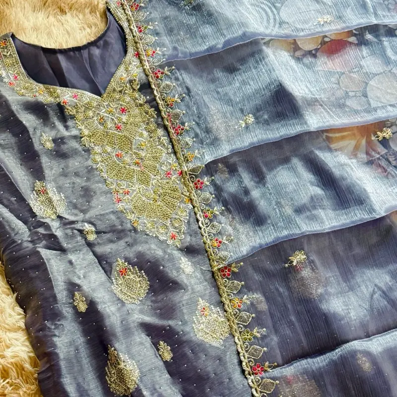 Party wear  boutique work Zimmi choo salwar kamiz suit kurta salwar set