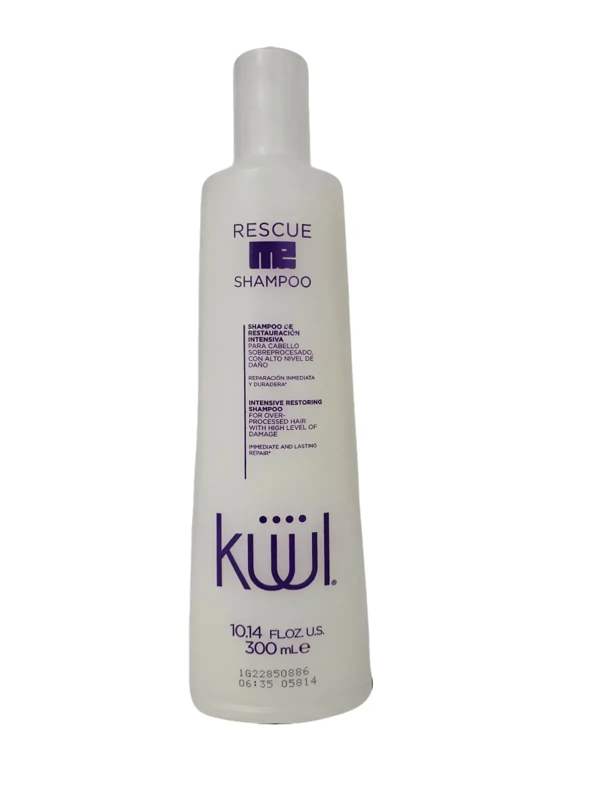 KÜÜL Rescue Me Intensive Restoration Shampoo for Damaged & Overprocessed Hair 300ml Haircare Product Gentle Haircare