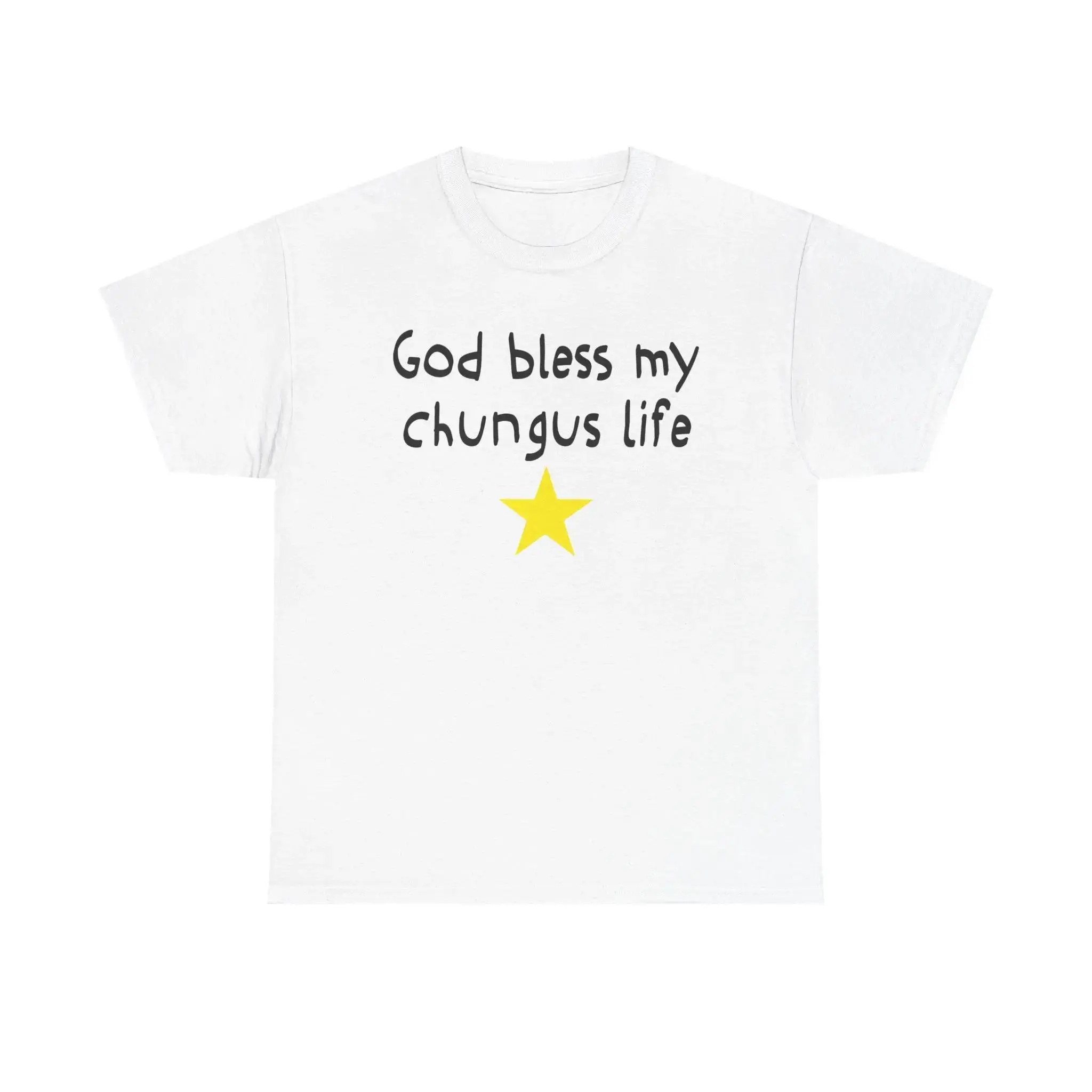 God Bless My Chungus Life Tshirt, 100% Cotton Funny Meme Shirt