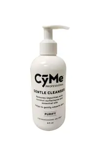 CyMe Professional Gentle Facial Cleanser Cream (8 oz) - Smoothening Formula for Facial Cleansing, Hydration, Soothing Comfort, Radiant Skin, Sensitive & All Skin Types