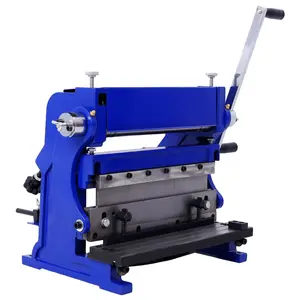 Sheet Metal Brake 3-In-1 12-inch,Shear Press Brake 20-Gauge Capacity,Combination Sheet Metal Machine Solid Construction,Shears and Slip Roll Machine for Shear Bending Rolling