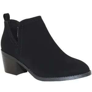 TRENDSUP Women’s Casual Booties - Black, All-day Comfort, Versatile for Daily Wear, Lightweight Design, Short Boots