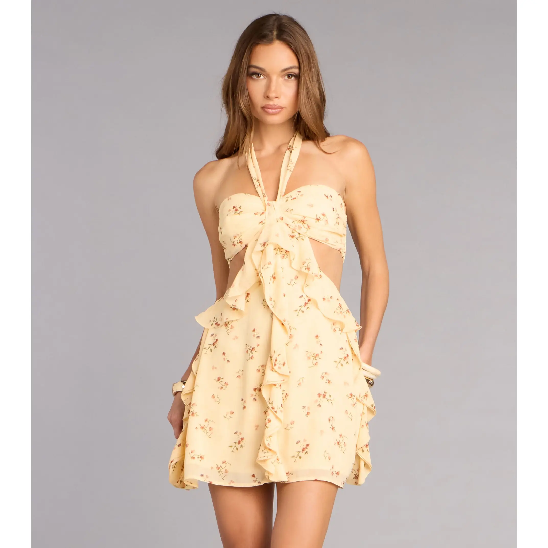 peppermayo exclusive - vietta sequin cami mini dress - pink Vietta Sequin Cami Maxi Dress
