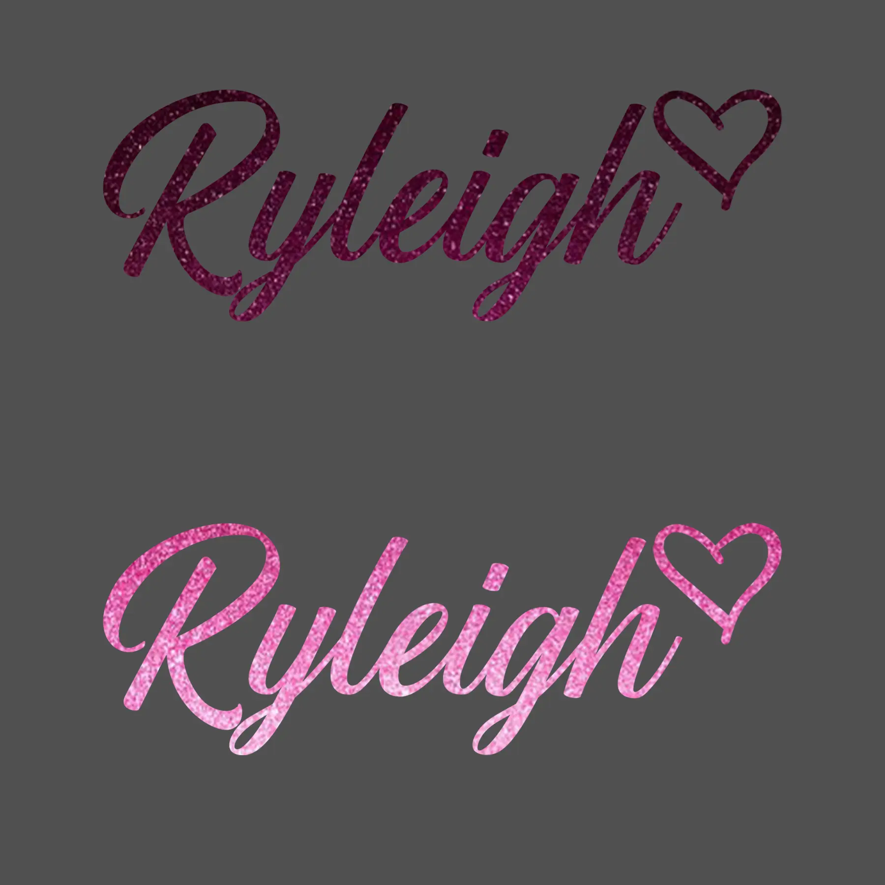 Cursive Name Decal - Personalized Name Decoration Glitter Sticker DecalAE4