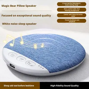 X3pro Pillow Speaker Bluetooth 5.4 Under Pillow Sound Machine - HiFi Stereo White Noise with 30/60/90 Min Timers for Bedroom