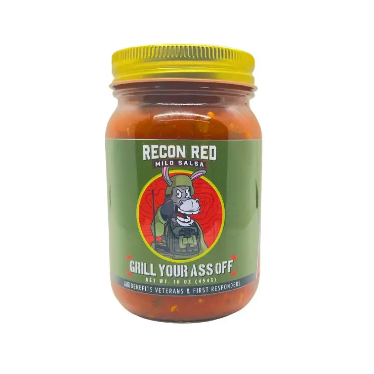 Recon Red Mild Salsa Spicy Bbq Marinated Spicy Flavor