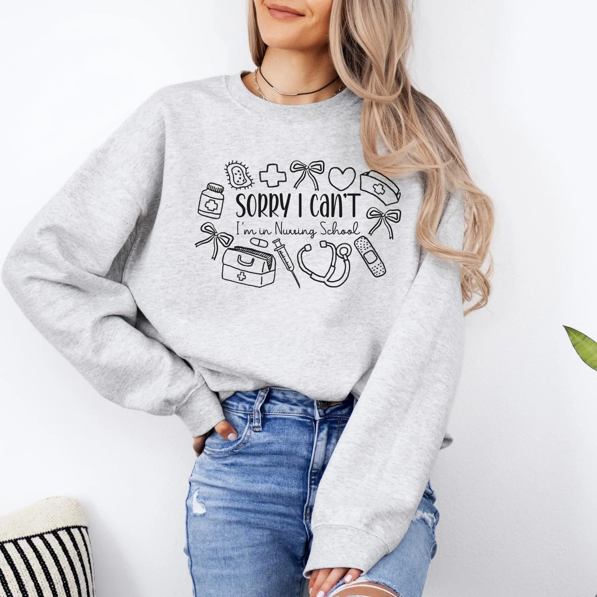 Nursing Student T-Shirt, Sweatshirt & Hoodie - Nursing School, Nursing Student Crewneck, Future Nurse Gift, Nursing School Gift, Future Nurse
