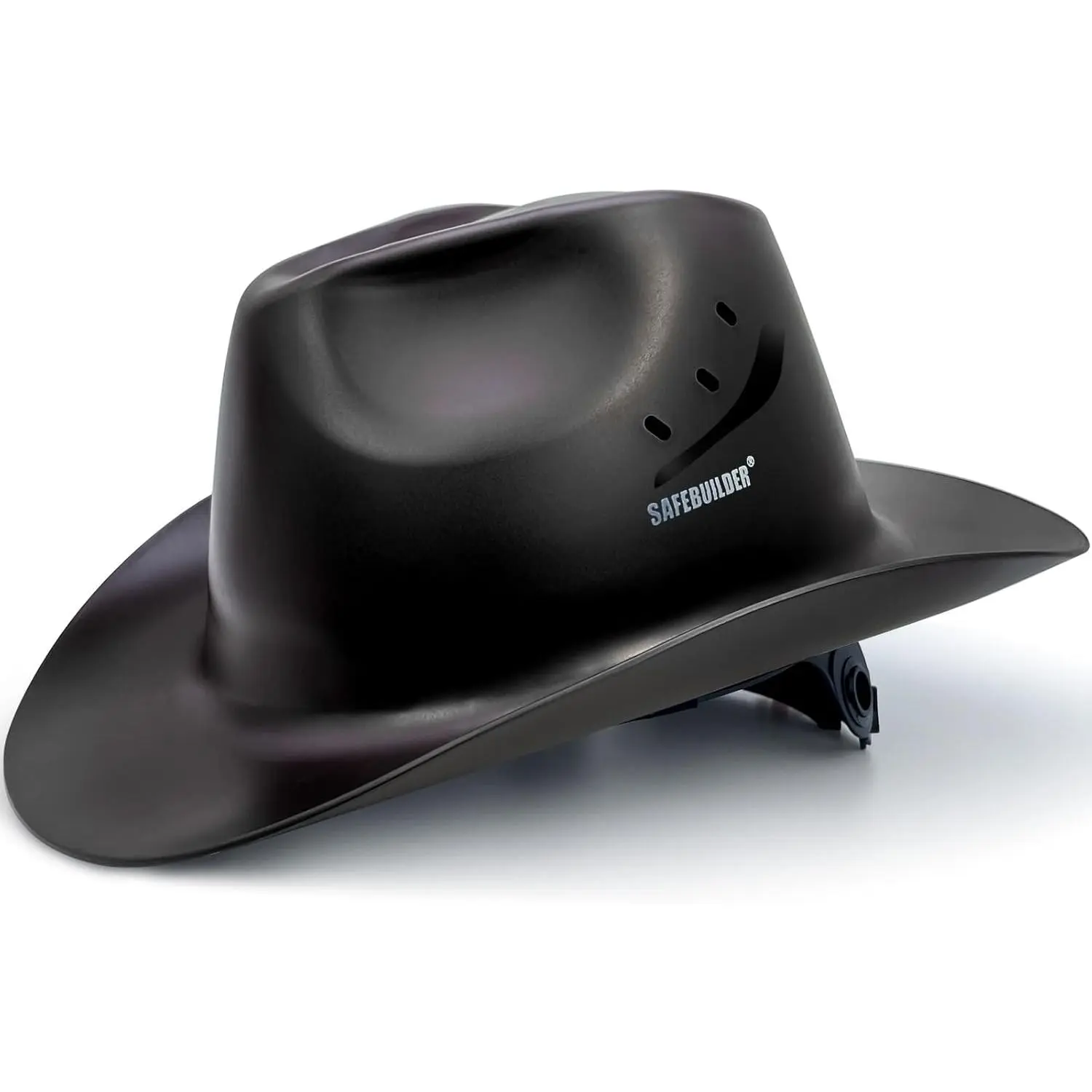 Cowboy Hard Hat, Full Brim Vented HDPE Shell Cap, Lightweight Adjustable Outdoor Head Gear for Men, Farm Ranch Garden Work,industrial work