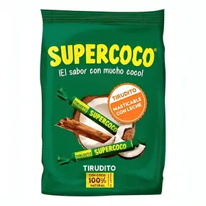 Supercoco Chewy Turrón | Chewy Coconut Candy - 50 Count Bag
