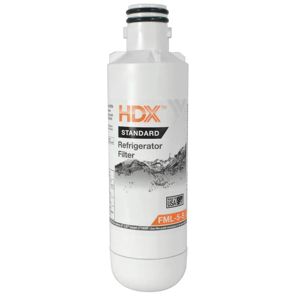 FML-5-S Standard Refrigerator Water Filter Replacement Fits LG LT1000P
