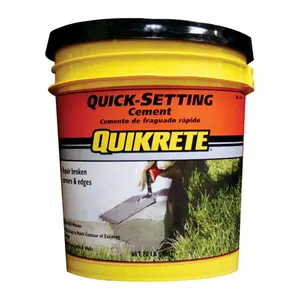 The Quikrete 1570936 20 lbs Quick Setting Cement, Fast Cure, Durable Construction, High Quality Material