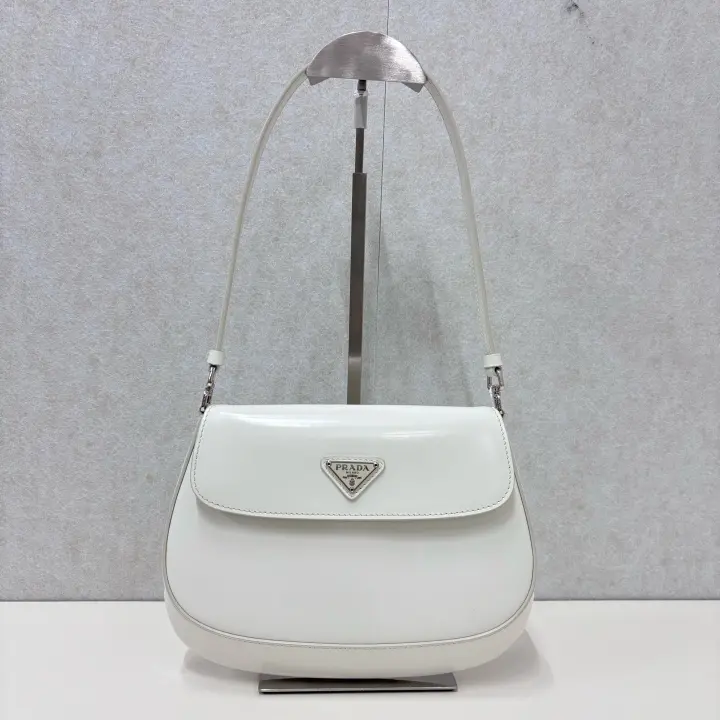 Pre-owned PRADA Leather Shoulder Bags Cleo Brushed Shoulder Bag 21343461