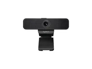 Logitech C925-E Webcam, HD 1080p/30fps Video Calling, Light Correction, Autofocus, Clear Audio, Privacy Shade, Works with Skype Business, WebEx, Lync, Cisco, PC/Mac/Laptop/Macbook - Black