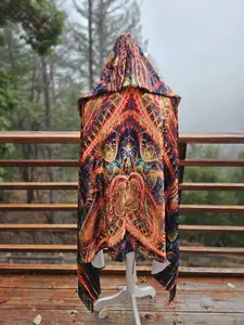 Dragon's Lair Velvet Hooded Pashmina