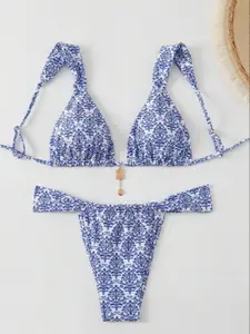 Women's Sexy Leopard Print Bikini Set, Two-Piece Swimsuit for Beach Vacation, Stylish Swimwear for Women, Comfortable & Trendy Design, Swimsuit Style
