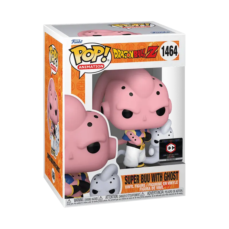 Funko Pop! Dragon Ball Z - Super Buu with Ghost (Chalice Collectibles) (Common) #1464 Exclusive Collectible Pop Vinyl Figure
