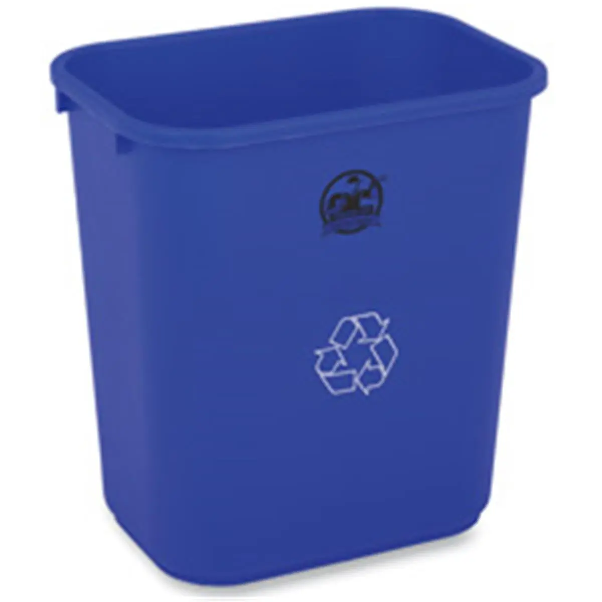 212 MAIN Low Profile Plastic Recycling Waste Bin, 28.5 qt Capacity, for Nursery, Home or Office Use