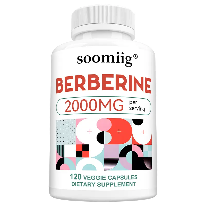 Soomiig Berberine Health Supplement – ​​Supports Gut Health and Heart Health (120 Capsules)