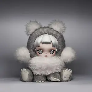 (Cat109) POP MART SKULLPANDA Punk Panda plush doll