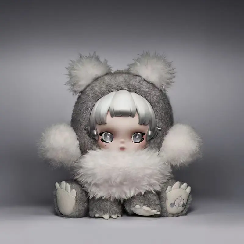 (Tums109) POP MART SKULLPANDA Punk Panda plush doll