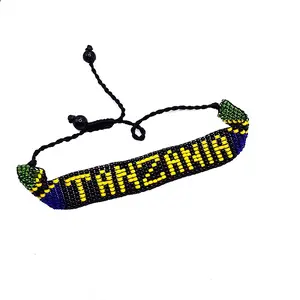 Tanzania flag bracelet