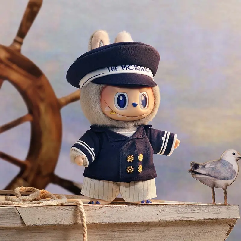 (cat1234) POP MART Captain Vinyl Plush Hang Tag