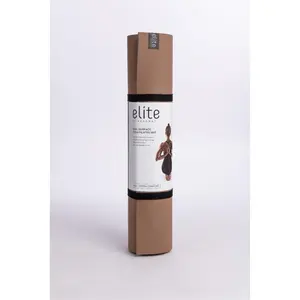 Aeromat 72381 Elite Dual Surface Yoga & Pilates Mat, Chai