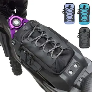 Electric Dirt Bike Front Frame Bag & Battery Cover Storage Bag – Fits Electric Dirt Bikes, Plus Sports Arm Strap Bag & Wrist Bag for Phone Storage, Essential Bike Accessories for Rides