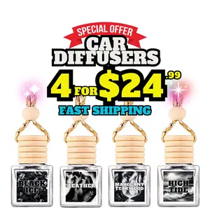 Masculine Collection (4 Pack), Hanging Car Diffusers, Air Fresheners