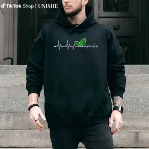 Comfortable Vegan Long Sleeve Hoodie – 100% Vegan Heartbeat Apparel
