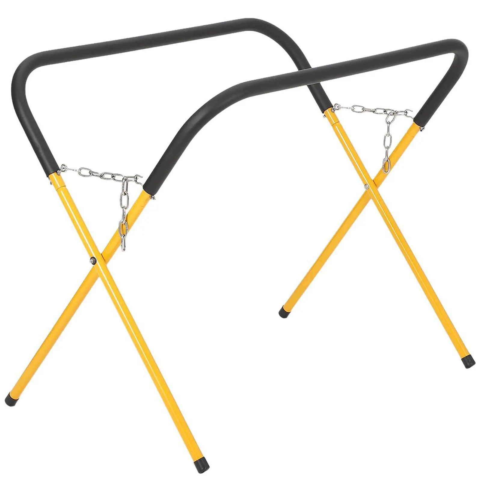 Portable Steel Powder Coat Foldable Work Stand - 800 LBS Capacity, Adjustable Rust-Proof Automotive Fender Stand for Bumpers, Doors, Hoods, Garage
