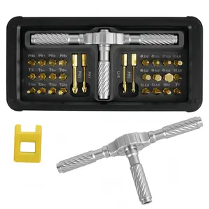 30-in-1 Magnetic Screwdriver Set, Multi-functional Ratchet Screwdriver Set, Compact and Portable, with Storage Case, mechanic tools.Suitable for home,electronic, and Professional DIY Repair Tools. tools and gadgets for him，adapt