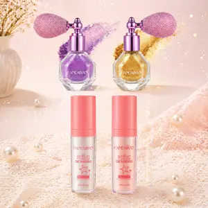 HANDAIYAN Classic Polvo De Hadas Glitter Set, Spray & Stick Shimmer Powder, Long-Lasting No Fallout Sparkle for Face Body Hair Nails, Concert Halloween Coquette Fairycore Makeup Natural Highlighter