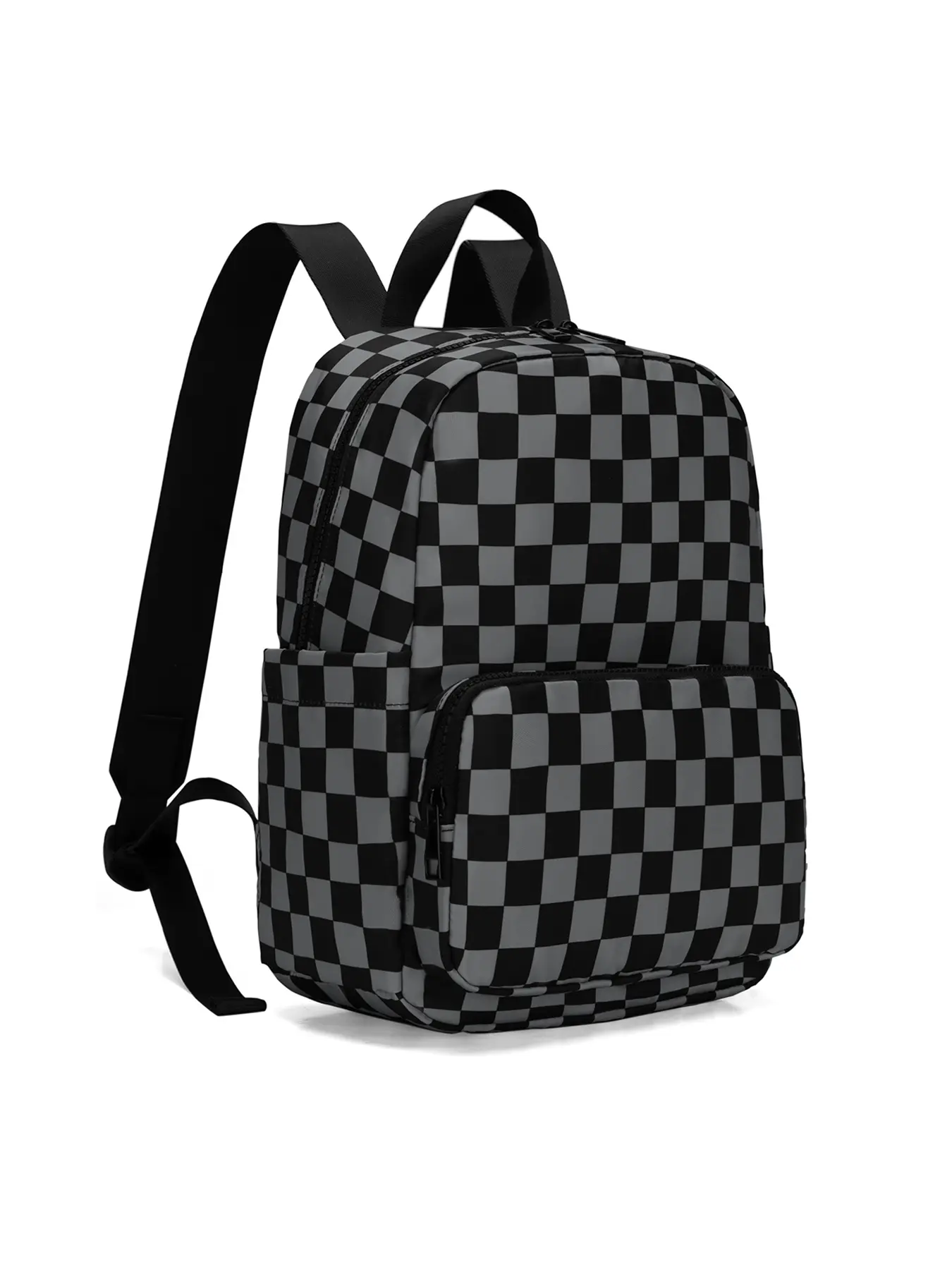 Versatile Backpack, Durable Design for Everyday Use, Perfect for Travel & School, Lightweight Comfortable Carry Bag, Casual Printed Backpack, Plaid Pattern Backpack, Zip Backpack