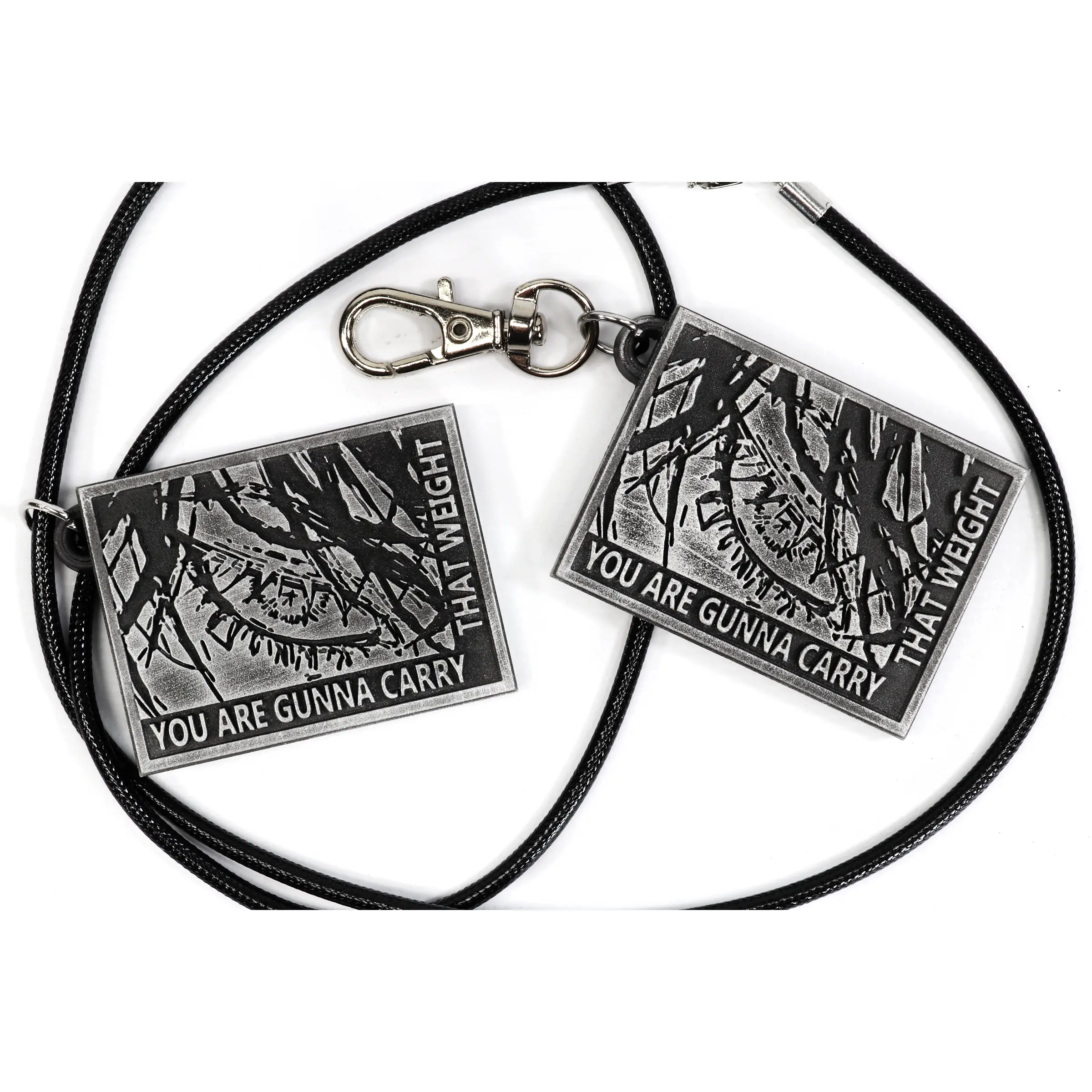 You Are Going To Carry That Weight Keychain / Necklace - Cowboy Bebop